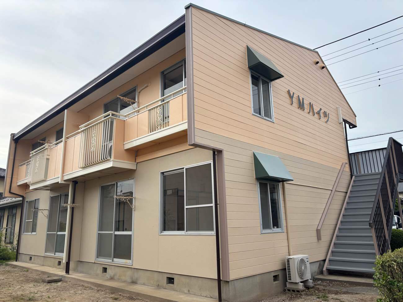 Y様アパート屋根・外壁塗装工事